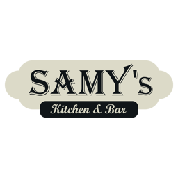 Samy's Kitchen and Bar logo.